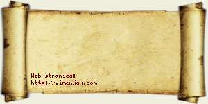 Ognjen Debeljak vizit kartica